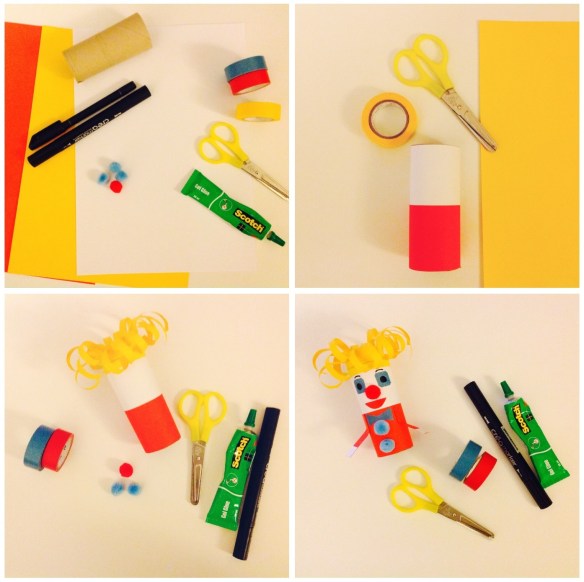 Étapes de fabrication de la mationnette Clown - by Humeur de moutard