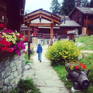 En sortant de chez Dany à Clambin