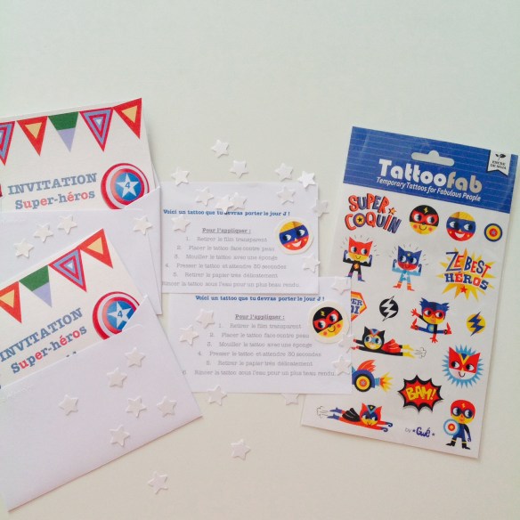 Invitation Super-Héros by Humeur de moutard