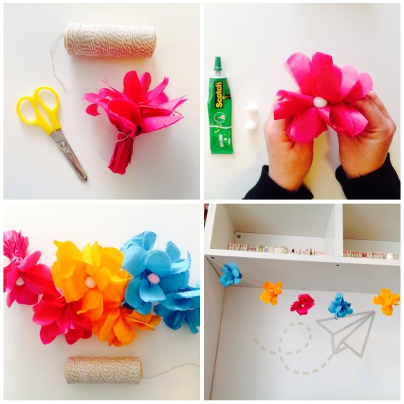 DIY guirlande de fleurs en papier by Humeur de moutard